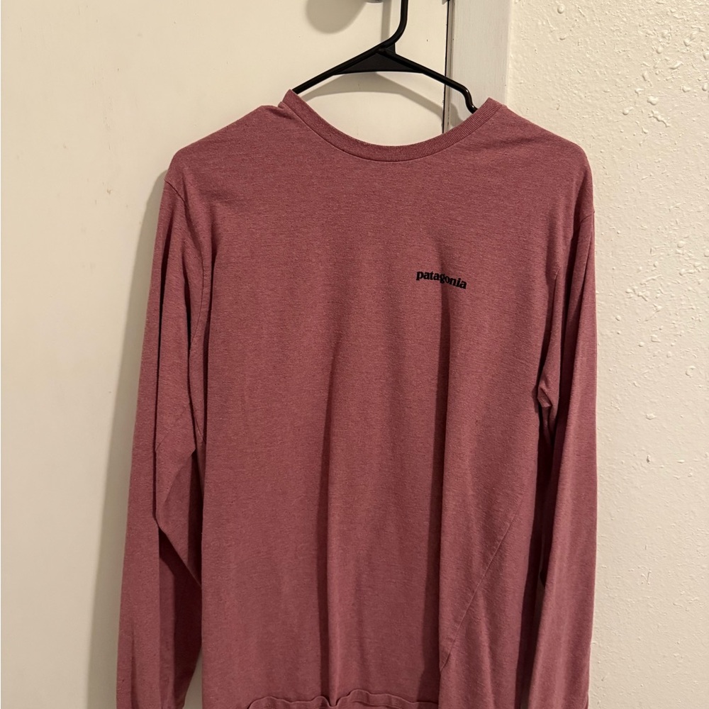 Patagonia Long Sleeve Tee - Maroon